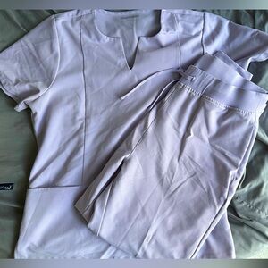 Cool Lavender Mandala Scrubs Scrubs Set Size L